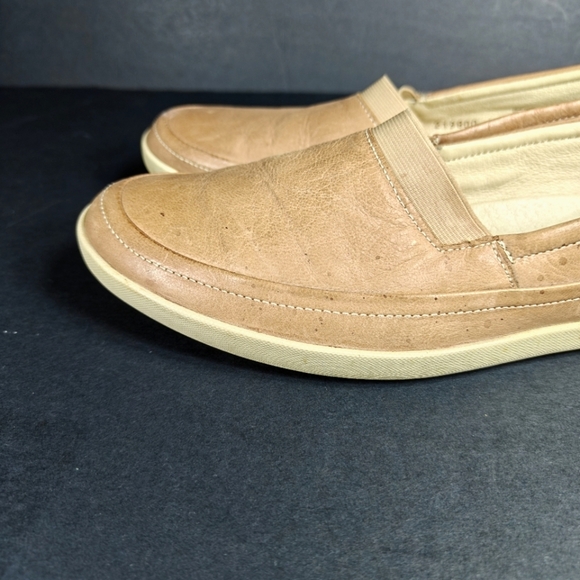 Josef Seibel Loafers Ballet Flats Tan Leather Slip On Comfy Women's Shoes 8.5-9 - Picture 3 of 11